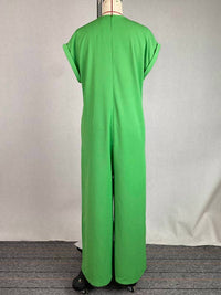 Uzwholesale - Wide Leg Pocket Jumpsuit