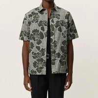 Les Deux - Charlie Poppy Aop Short Sleeve Shirt