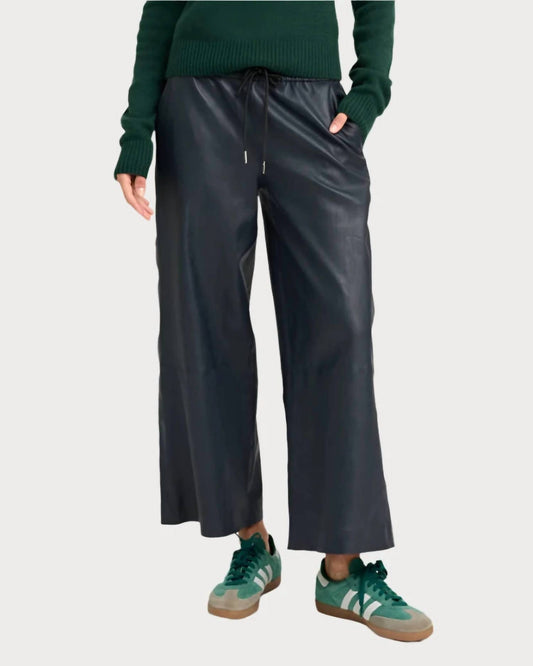 Sprwmn - Cropped Baggy Leather Pants