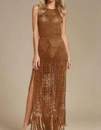 Wisteria Lane - Catherine Knit Cover Up Dress