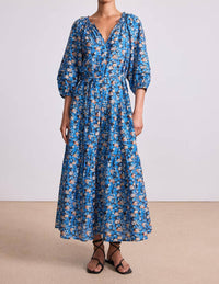 Apiece Apart - Long Sleeve Uva V Neck Dress
