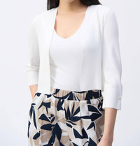Joseph Ribkoff - Sweater Knit With Pearl Blazer