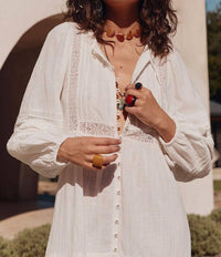 Spell - Stevie Lace Boho Mini Dress