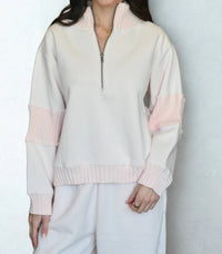 Vintage Havana - Hibiscus Quarter Zip