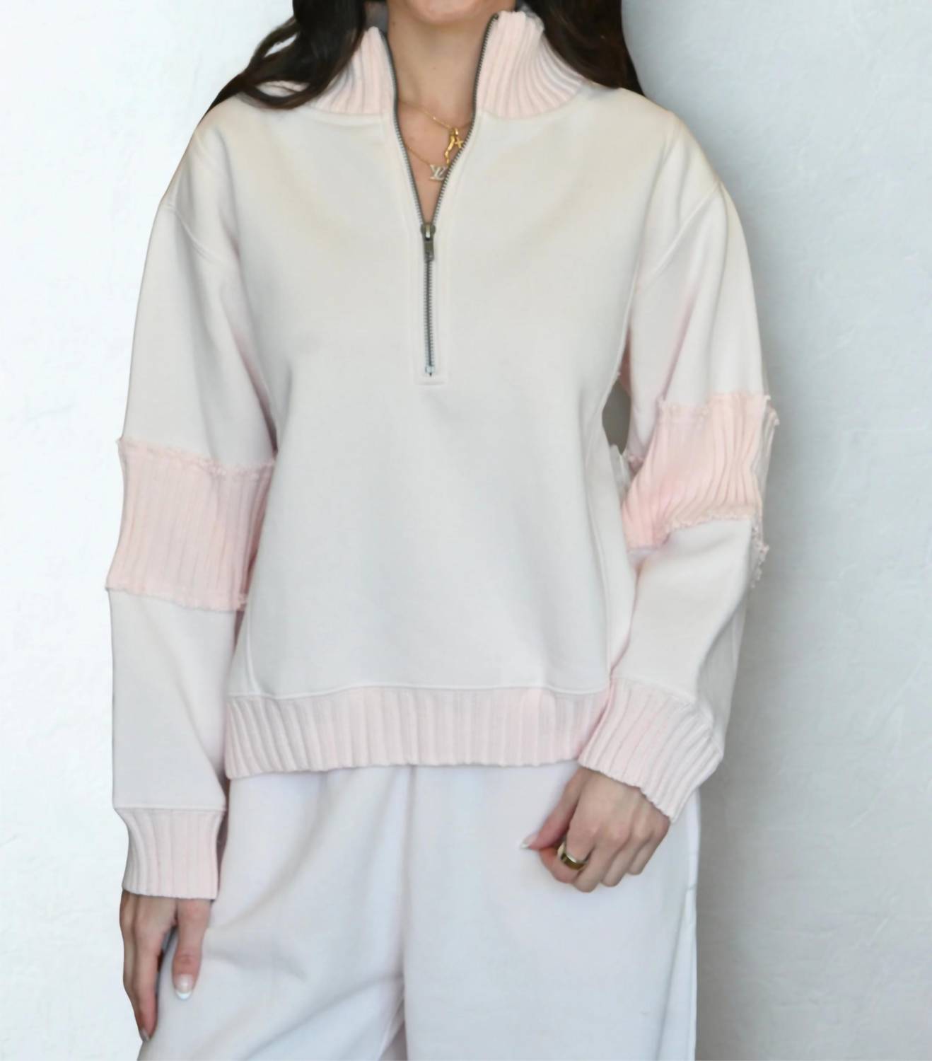 Vintage Havana - Hibiscus Quarter Zip