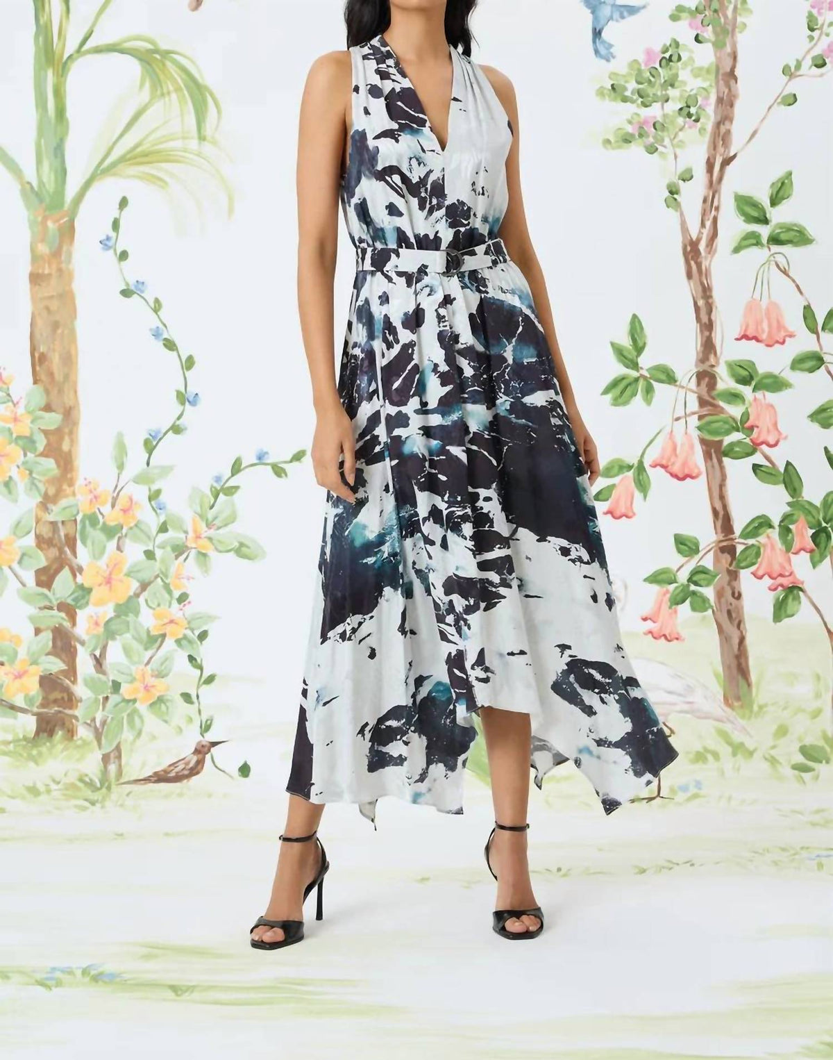 Maggy London - Hankerchief Maxi Dress