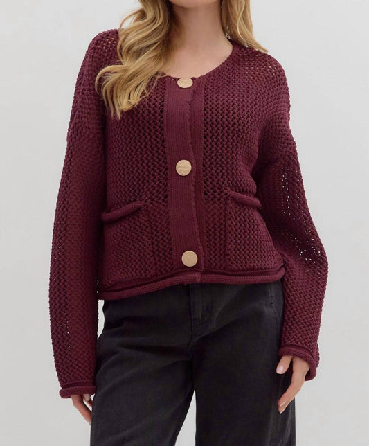 Entro - Sweater Knit Cardigan