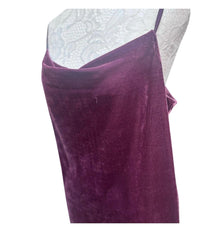 Paparazzi By Biz - Women's Velvet Cowl Slip Dress