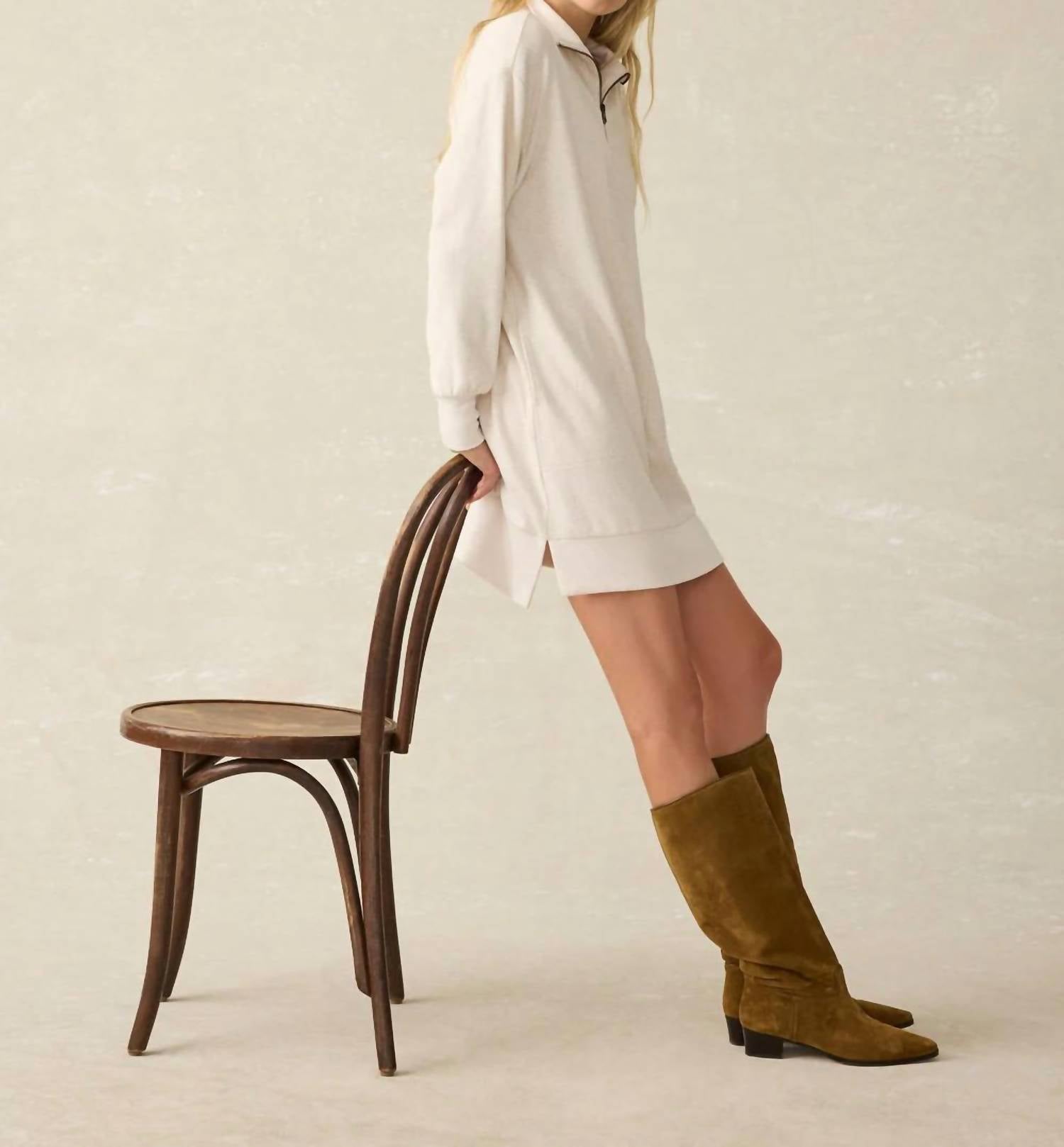 Faherty - Legend Quarter Zip Dress