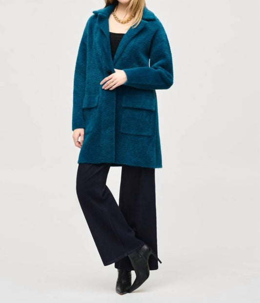 Joseph Ribkoff - Feather Yarn Sweater Coat