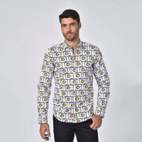 Eight X - Sunny Side Up Button Down Print Shirt