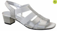 David Tate Women's Eve Sandal in silver - women's sandal