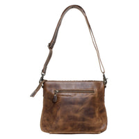 Sixtease Bags Women's Jersey Shoulder Bag in brown - women's bag - detail view