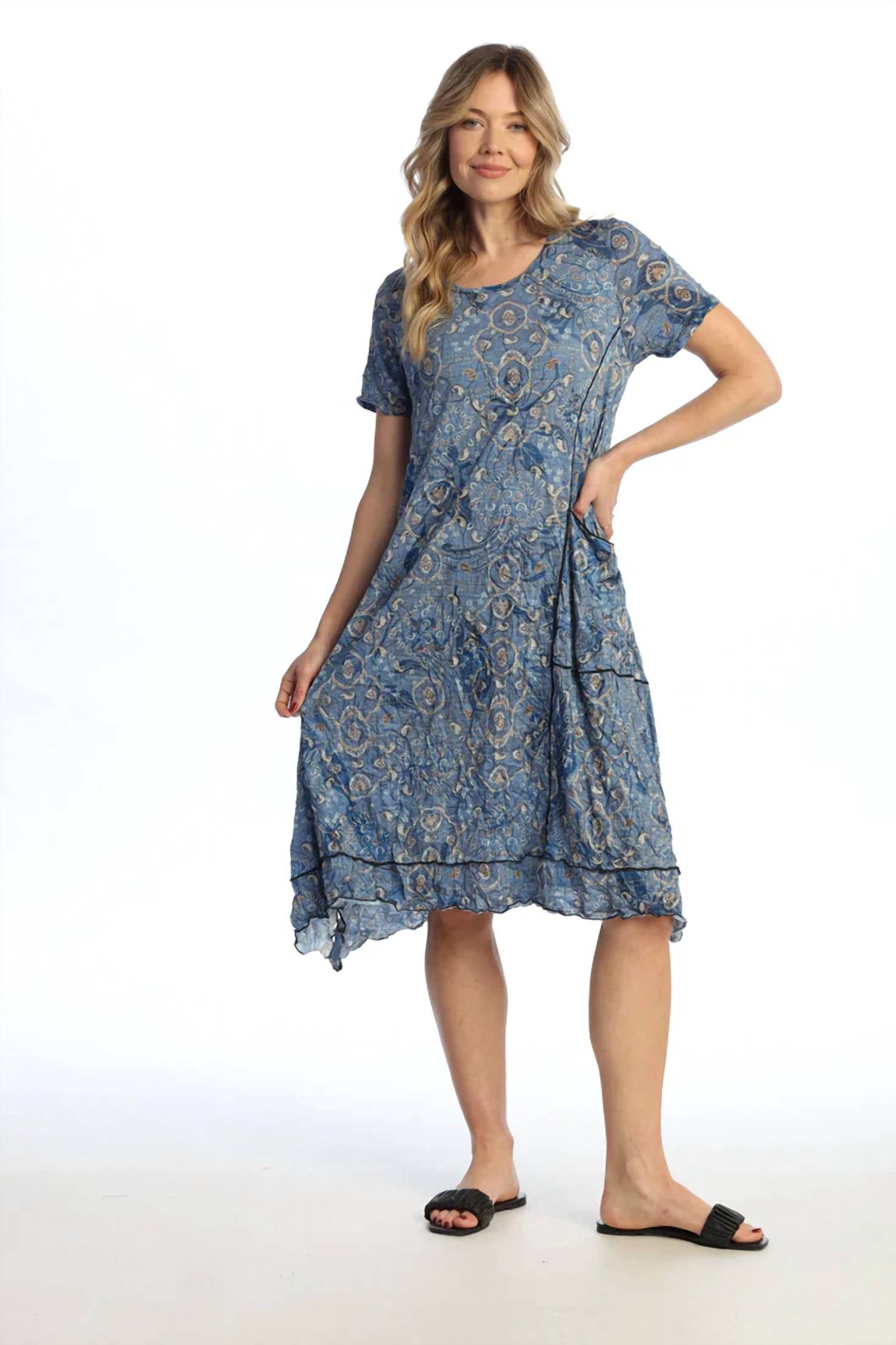 Jess & Jane - Dakota Crushed Pocket Dress