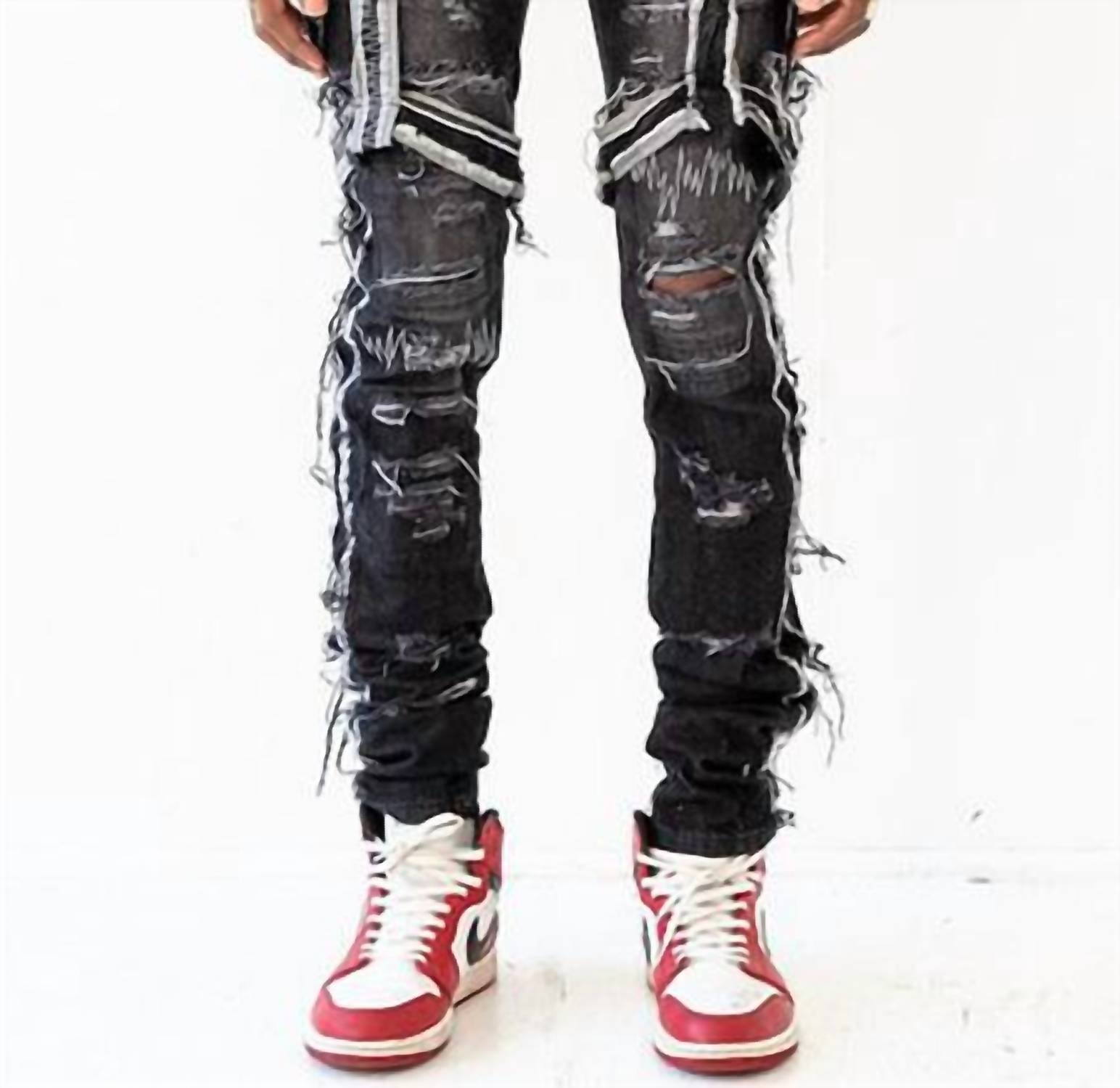 Who Decides War - Gnarly Destroyed Denim Jeans
