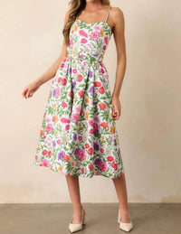 Prosperina - Lauren Belted Midi Dress