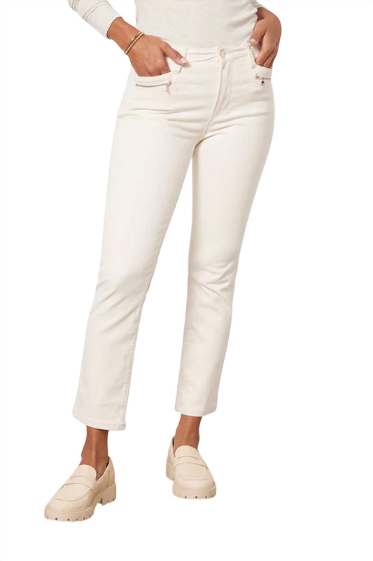 Paige - Cindy Pant with modern zip pocket