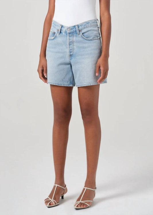 Agolde - V-waist Baggy Denim Shorts