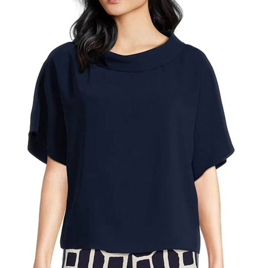 Trina Turk - Women Honeysuckle Folded Boat Neck Top