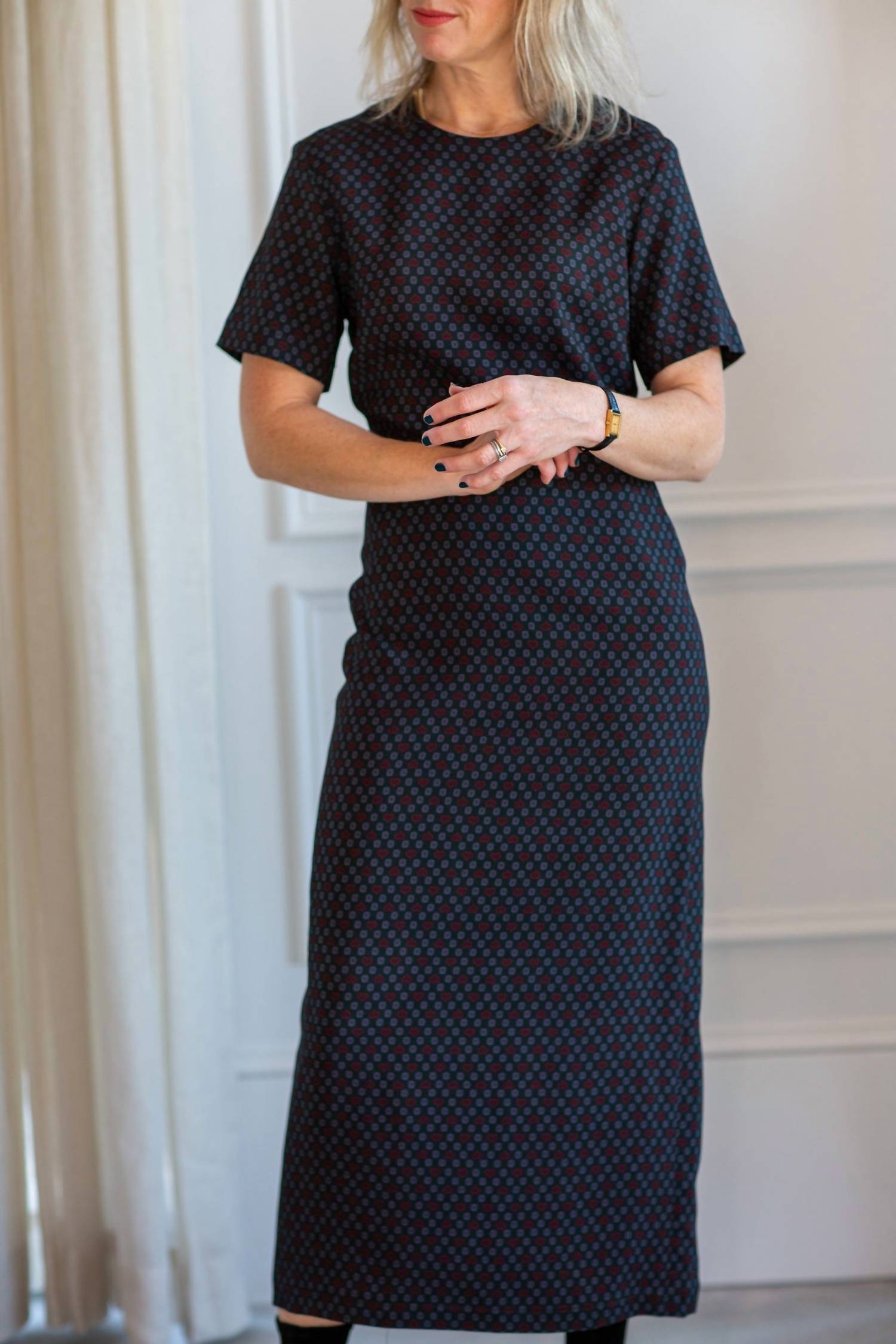 RACHEL COMEY Yanet Midi Dress in evergreen multi - women's dress - view 7