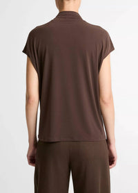 Vince - Cap Sleeve Twist Neck Top
