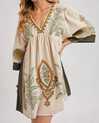 Bluivy - Boho Babydoll Dress
