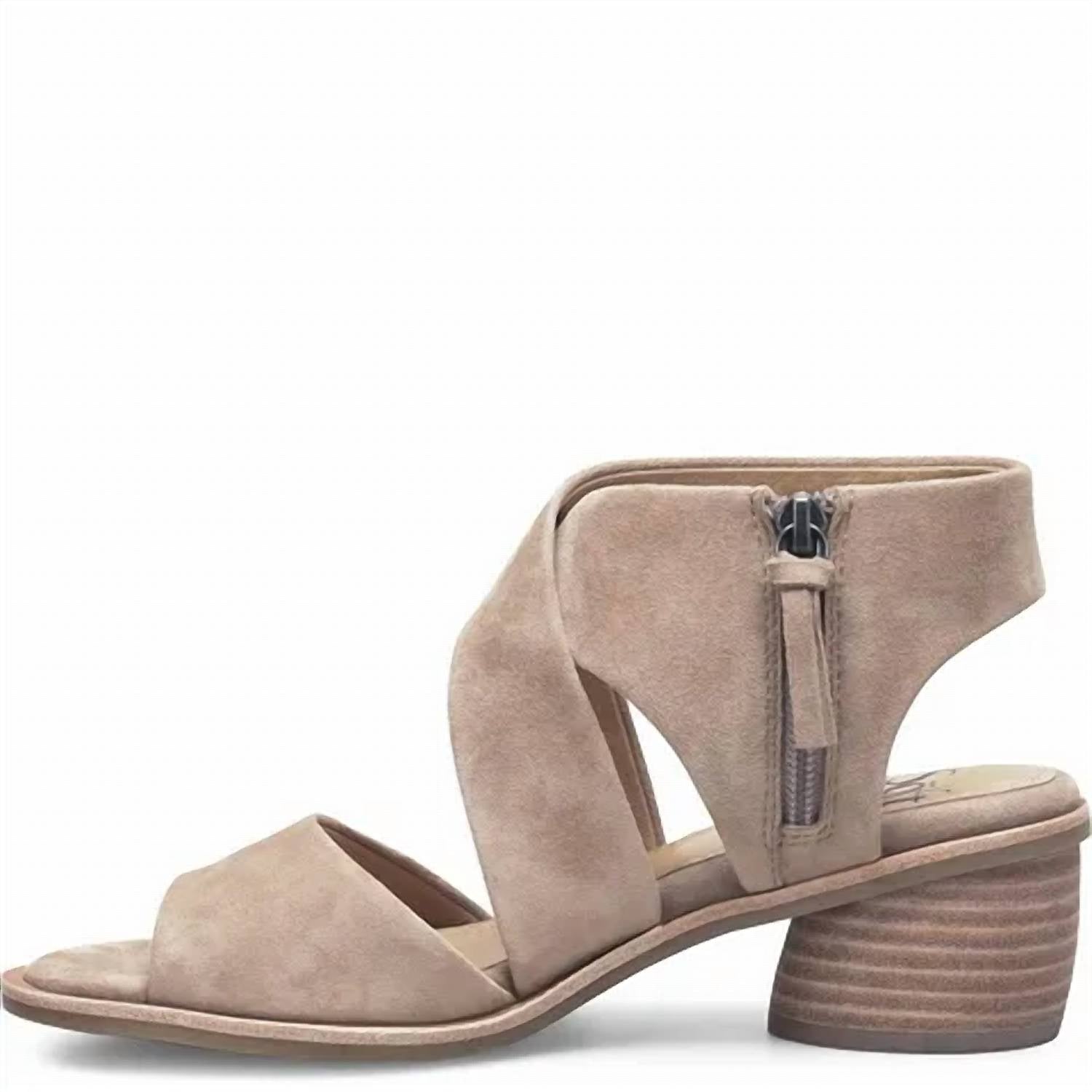 Sofft Women's Camille Sandal in stone suede - women's sandal - view 7