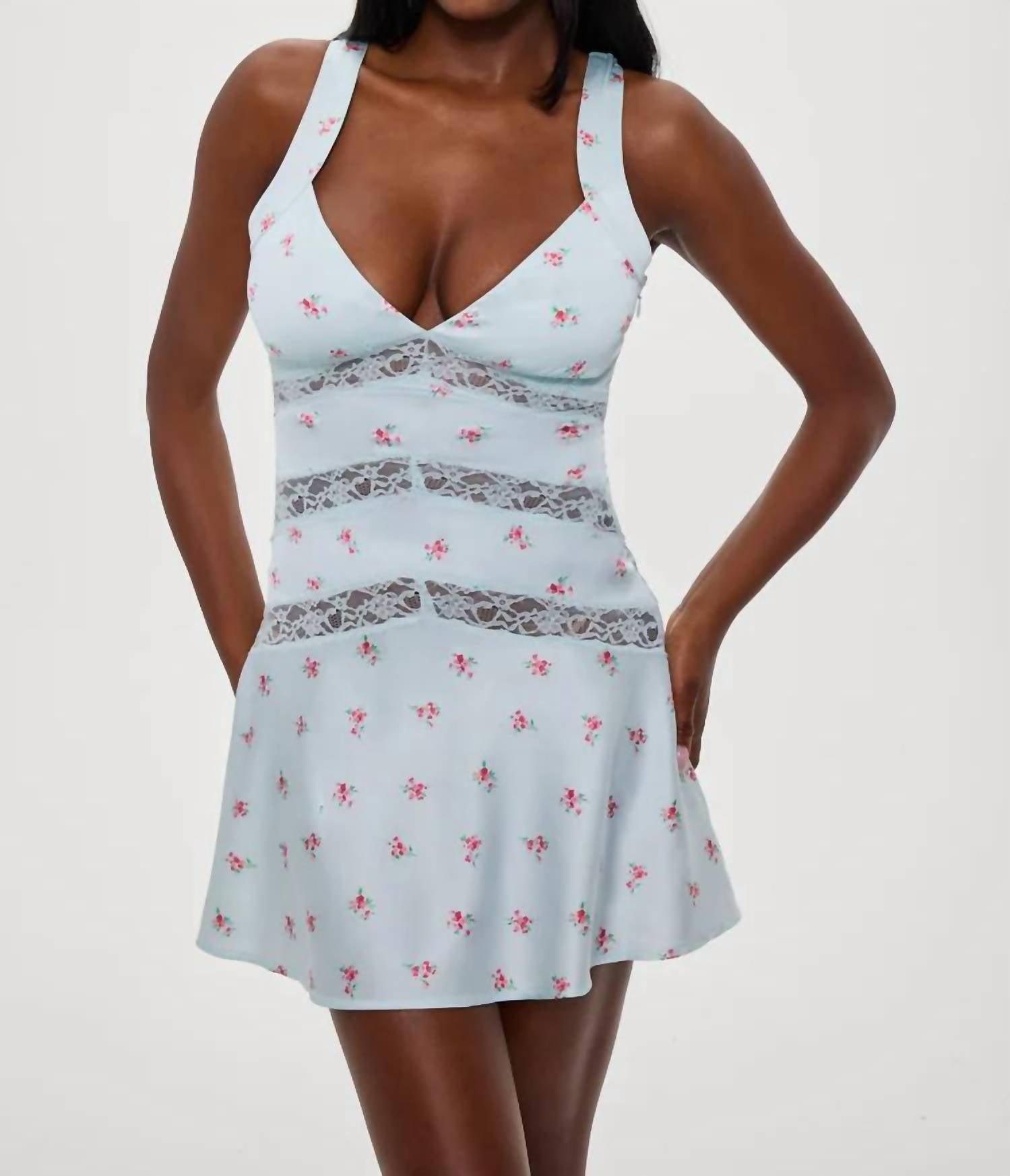 Frankies Bikinis - st sedona satin mini dress