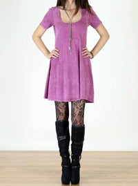 Tough Luv - Vintage Acid Mineral Wash Fit & Flare Dress