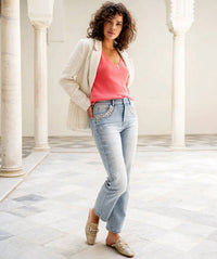 Esqualo - Tanja Embroidery Trousers