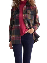 Tribal - Mid Length Plaid Shacket