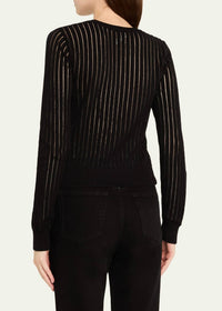 Frame - Sheer Stripe Sweater