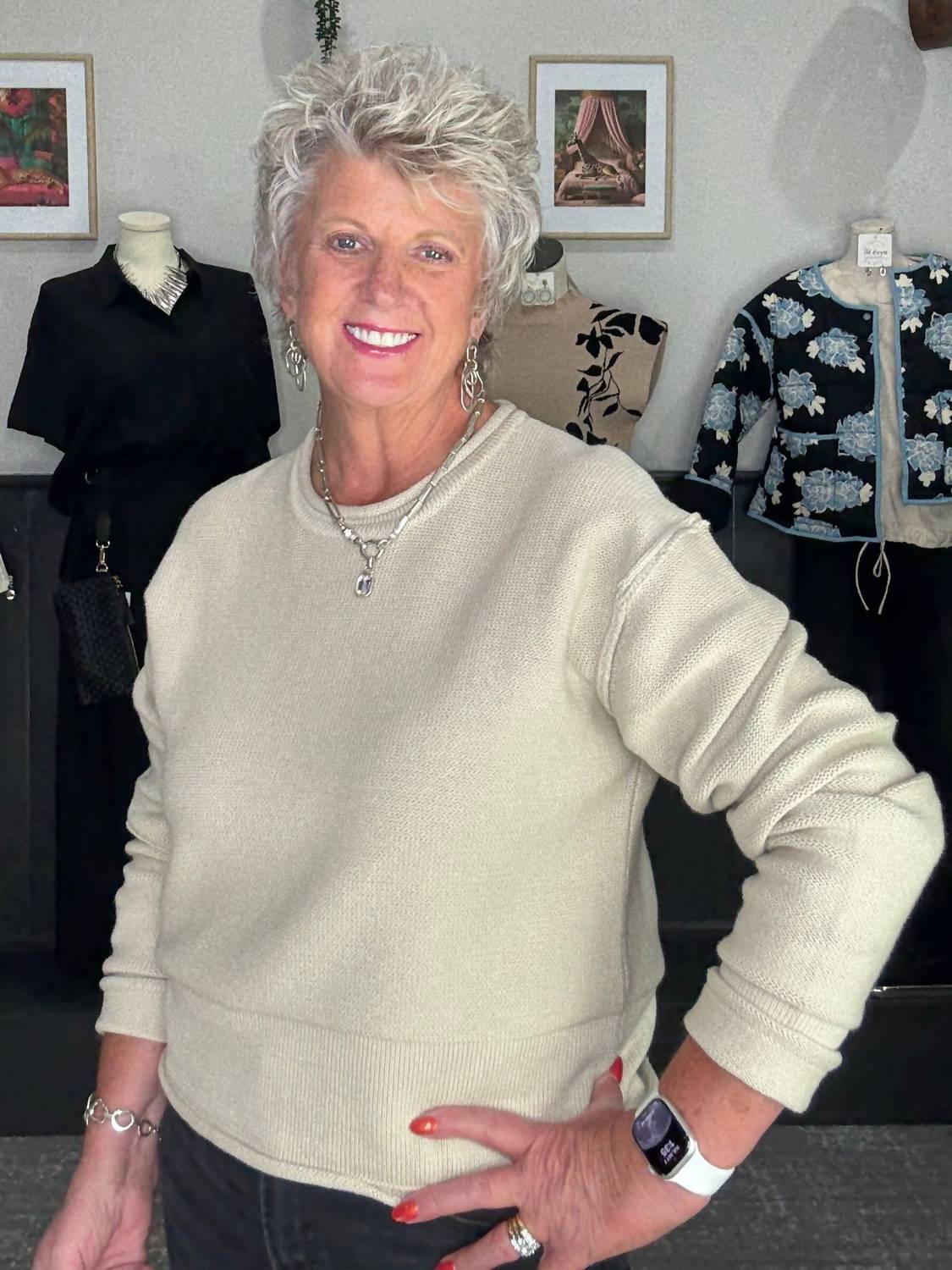 Grade & Gather - Rolled Edge Sweater