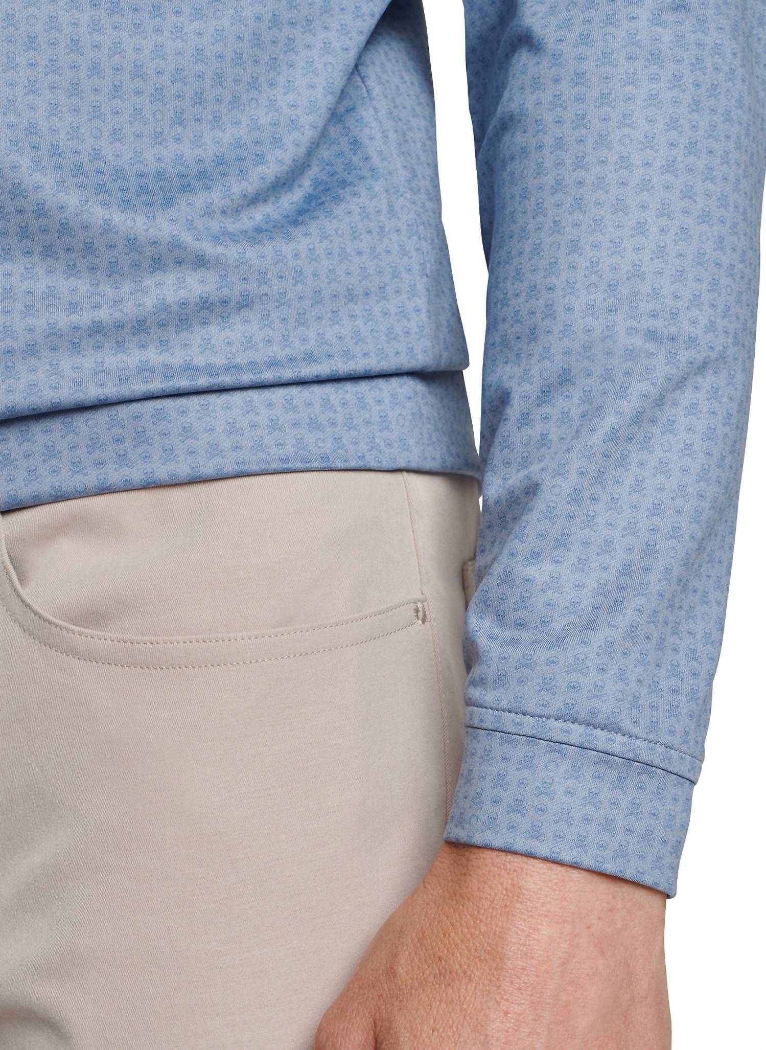 Peter Millar - Perth Skull In One Performance Quarter-zip Sweater
