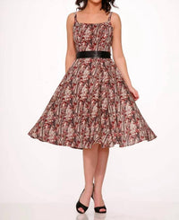 Orchid Bloom - Sylvania Swing Dress