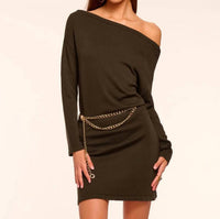 Ramy Brook - Chance Merino Off-the-shoulder Mini Dress