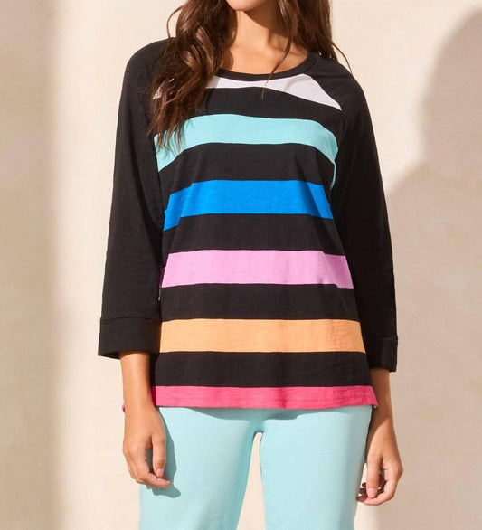 Tribal - Women's Raglan Slv Crew Neck Top