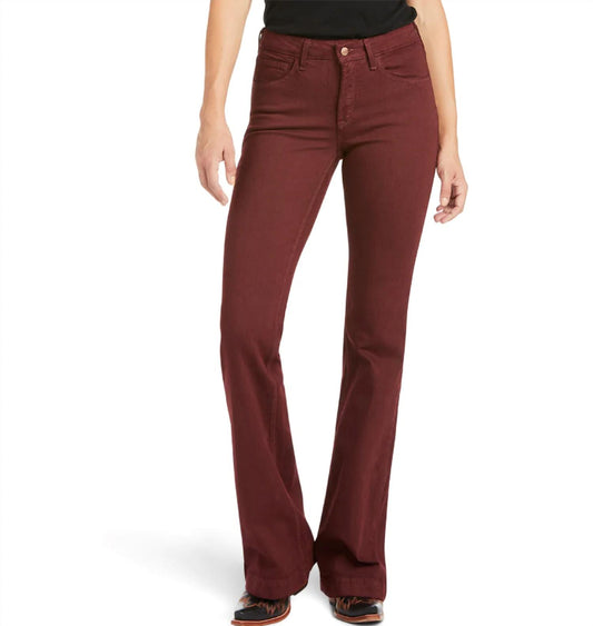 Ariat - WOMEN'S SLIM TROUSER ELLA HIGH RISE WIDE LEG JEAN