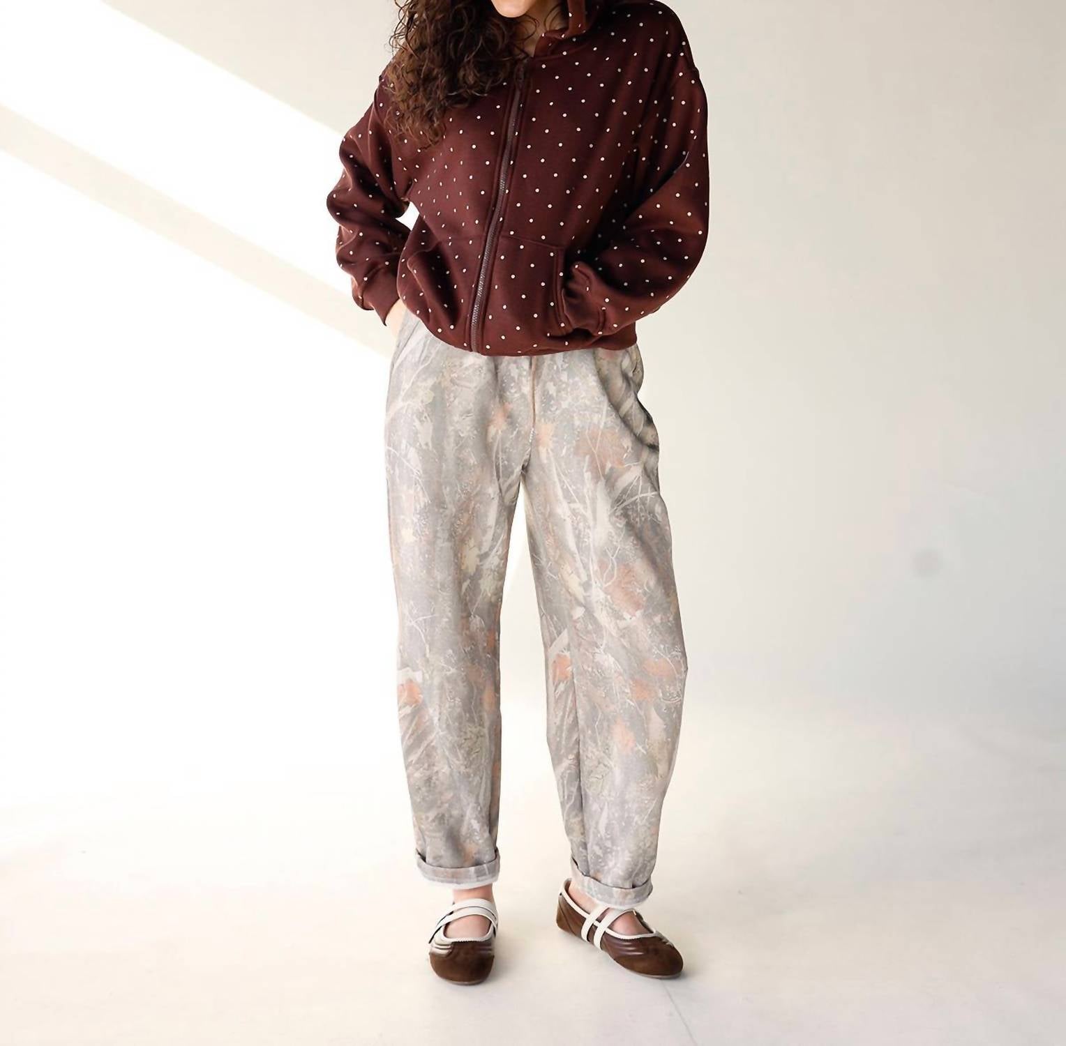 Pretty Garbage - Polka Dot Crush Zip Up Hoodie