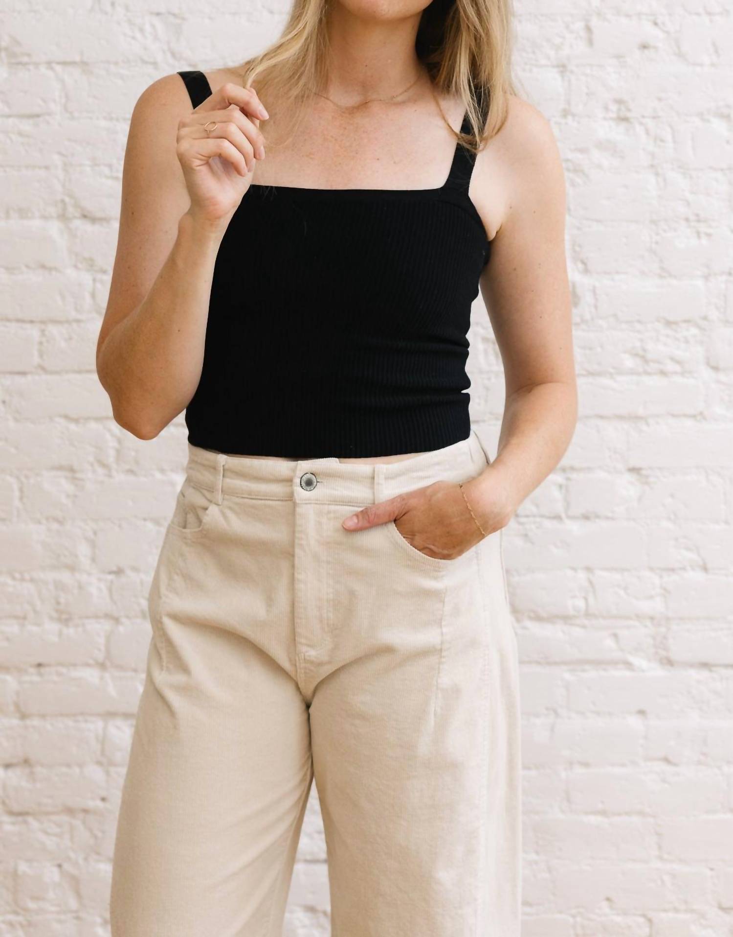 Grade & Gather - Aubree Knit Tank Top