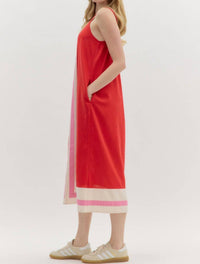 Entro - Porch Swing Color-Block Dress