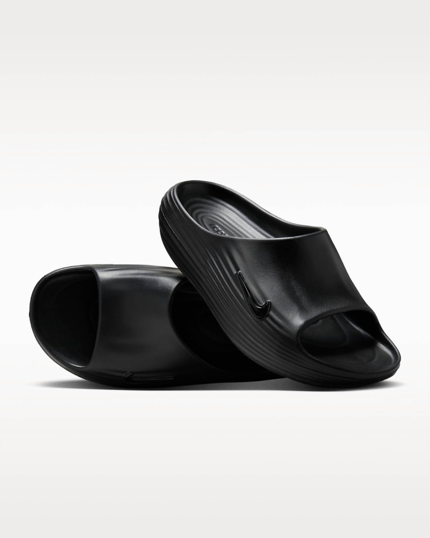 NIKE Men's Reactx Rejuven8 Slide Sandals in black black black - men's sandal