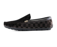 Amali Men's Jace Slip-on Dress Shoes Loafer in brown - men's loafer - detail view
