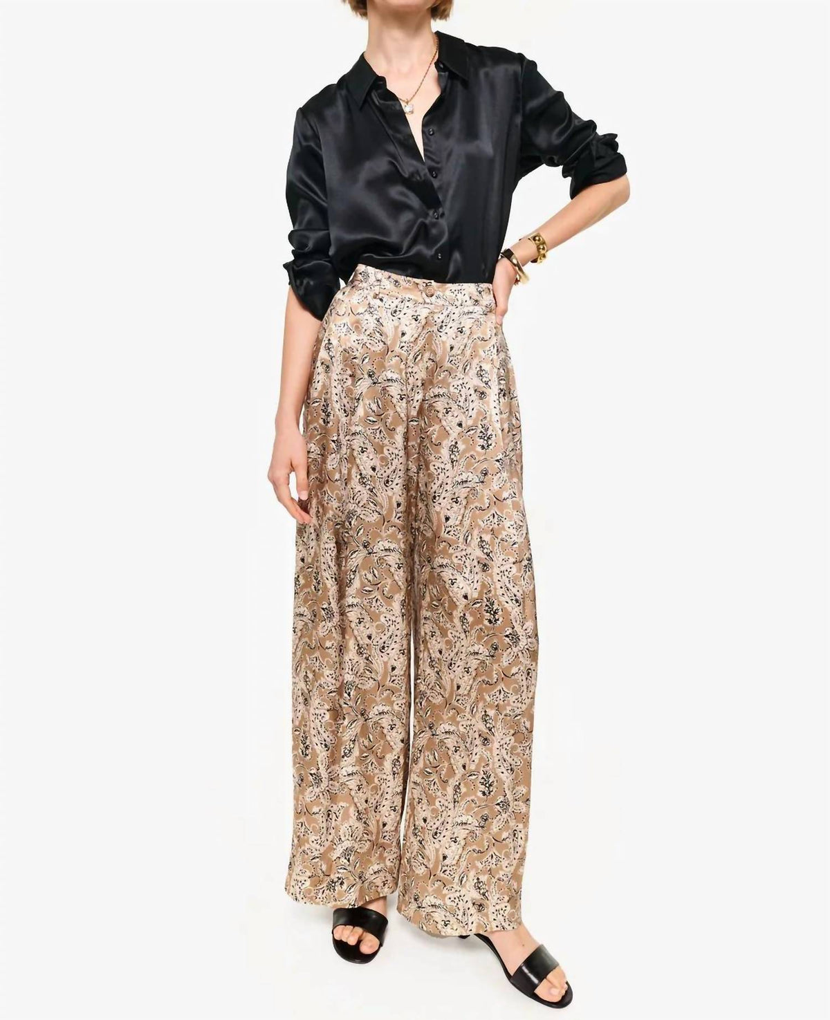 Cami Nyc - Fabian High Rise Charmeuse Pants
