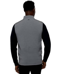 TravisMathew Top Of The Line Vest in heather sleet - men's jacket - alternate view