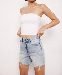Devin High Rise Mom Cut Off Shorts