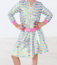 Mila & Rose - Girl's Long Sleeve Sequin Jacket