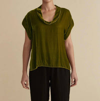 Cut Loose - Velvet Cowl Top