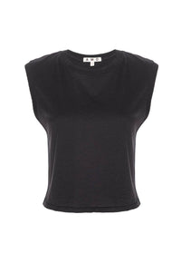 Amo - Denim Sleeveless Babe Tee