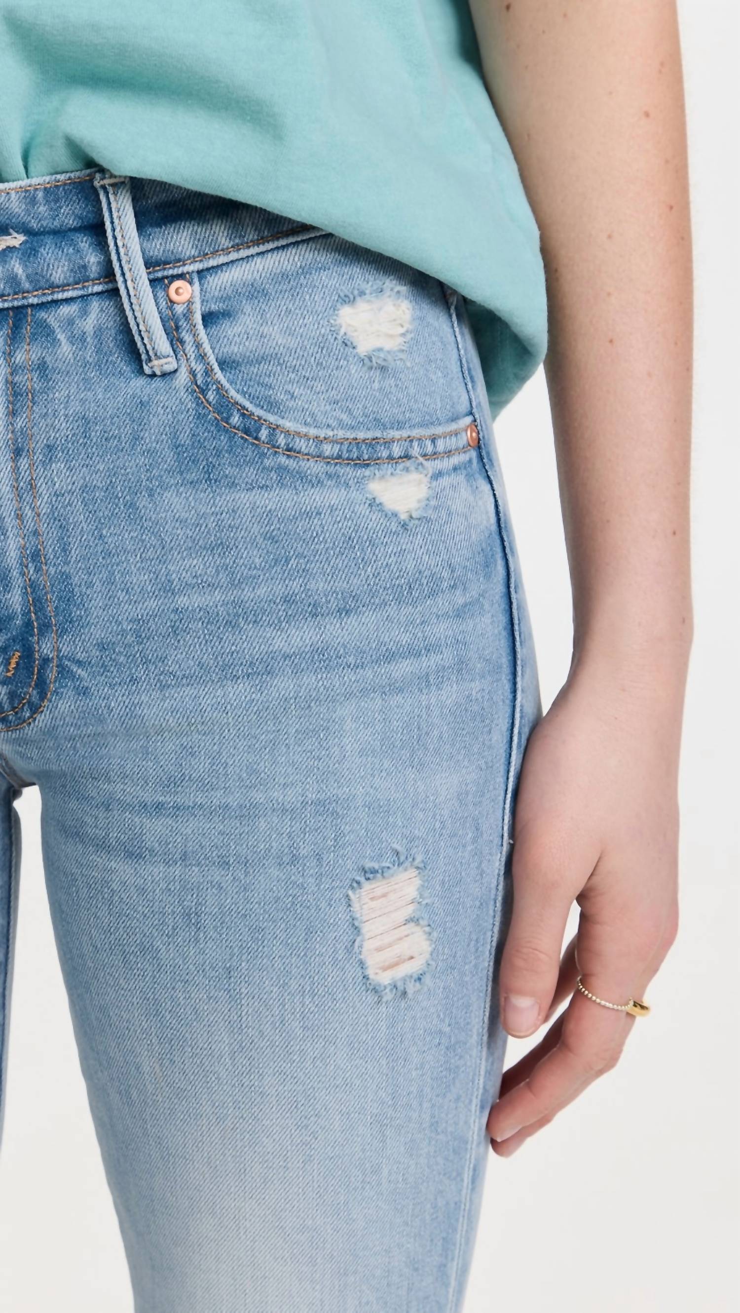 Mother - Rascal Ankle Undone Hem Jeans